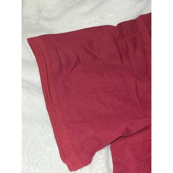 NWT VEBOON Polo Shirt Mens Size M Red Athletic Dynamic Flex Stretch - Picture 6 of 8